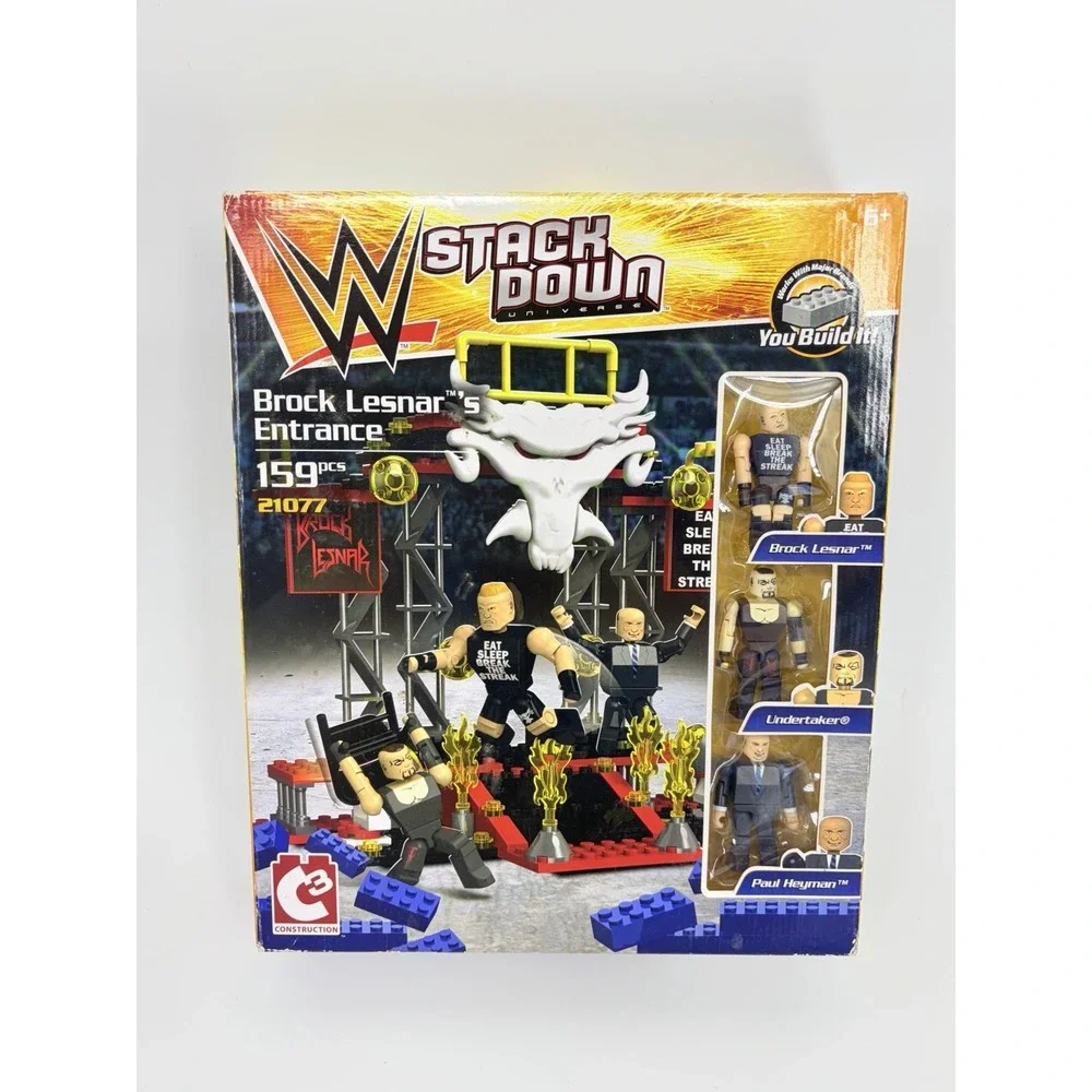 WWE C3 StackDown Brock Lesnar's Entrance Building Set 21077 Heyman Undertaker